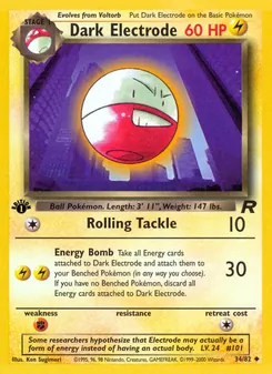 Dark Electrode [Rolling Tackle | Energy Bomb] 카드 이미지