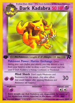 Dark Kadabra [Matter Exchange | Mind Shock] 카드 이미지