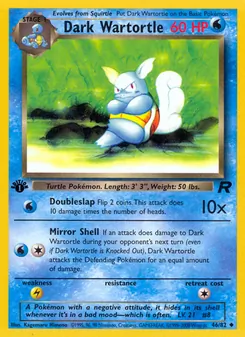 Dark Wartortle [Doubleslap | Mirror Shell] 카드 이미지