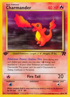 Charmander [Gather Fire | Fire Tail] 카드 이미지
