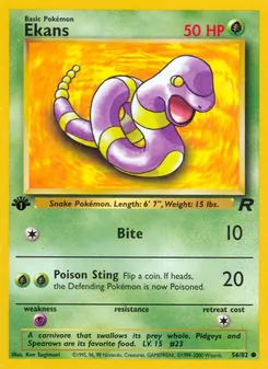 Ekans [Bite | Poison Sting] 카드 이미지