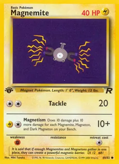 Magnemite [Tackle | Magnetism]