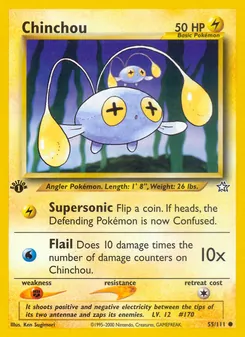 Chinchou [Supersonic | Flail] 카드 이미지