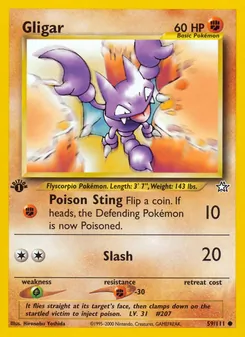 Gligar [Poison Sting | Slash] 카드 이미지