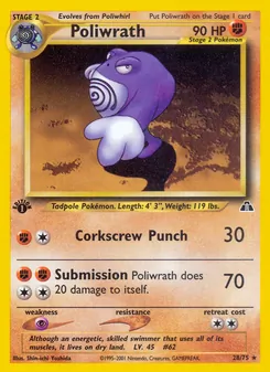 Poliwrath [Corkscrew Punch | Submission]