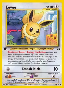 Eevee [Energy Evolution | Smash Kick] 카드 이미지