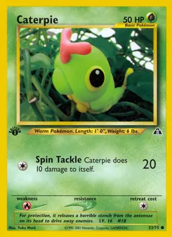 Caterpie [Spin Tackle] 카드 이미지