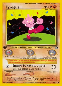 Tyrogue [Smash Punch]