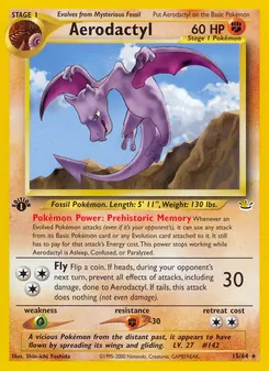 Aerodactyl [Prehistoric Memory | Fly] 카드 이미지