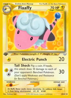 Flaaffy [Electric Punch | Tail Shock] 카드 이미지