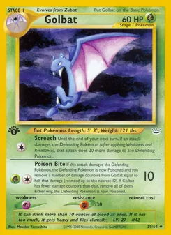 Golbat [Screech | Poison Bite] 카드 이미지