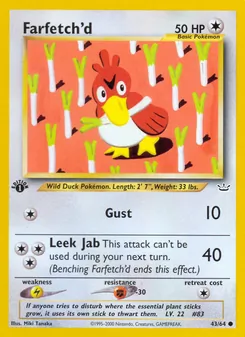 Farfetch'd [Gust | Leek Jab] 카드 이미지