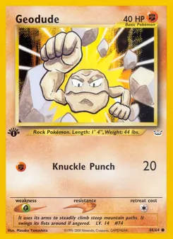 Geodude [Knuckle Punch] 카드 이미지
