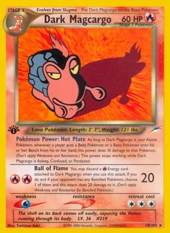 Dark Magcargo [Hot Plate | Ball of Flame]