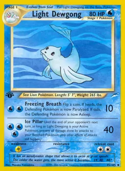 Light Dewgong [Freezing Breath | Ice Pillar]