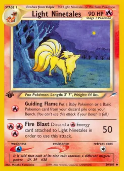 Light Ninetales [Guiding Flame | Fire Blast]
