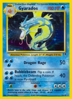 Gyarados [Dragon Rage | Bubblebeam] 카드 이미지