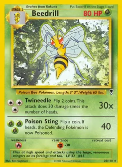 Beedrill [Twineedle | Poison Sting] 카드 이미지