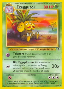 Exeggutor [Teleport | Big Eggsplosion] 카드 이미지