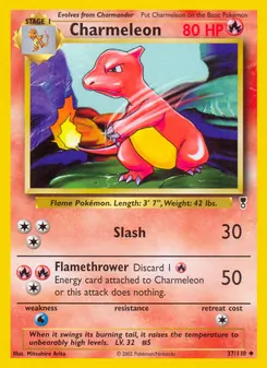 Charmeleon [Slash | Flamethrower] 카드 이미지