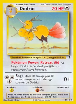 Dodrio [Retreat Aid | Rage] 카드 이미지