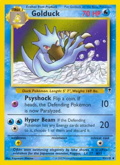 Golduck [Psyshock | Hyper Beam] 카드 이미지
