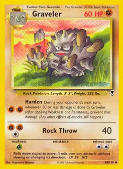 Graveler [Harden | Rock Throw] 카드 이미지