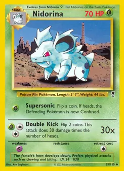 Nidorina [Supersonic | Double Kick] 카드 이미지