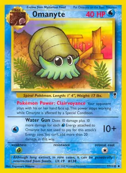 Omanyte [Clairvoyance | Water Gun]