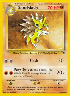 Sandslash [Slash | Fury Swipes]
