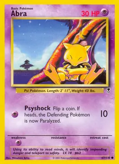 Abra [Psyshock] 카드 이미지