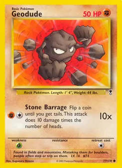 Geodude [Stone Barrage] 카드 이미지