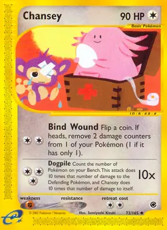 Chansey [Bind Wound | Dogpile] 카드 이미지