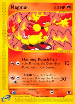 Magmar [Flaming Punch | Thrash] 카드 이미지
