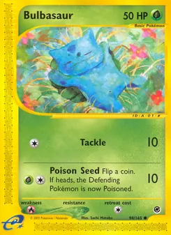 Bulbasaur [Tackle | Poison Seed] 카드 이미지