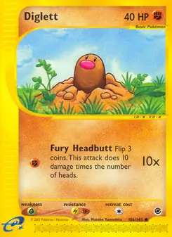 Diglett [Fury Headbutt] 카드 이미지