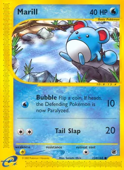 Marill [Bubble | Tail Slap] 카드 이미지
