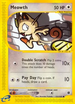 Meowth [Double Scratch | Pay Day] 카드 이미지