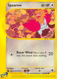 Spearow [Razor Wind] 카드 이미지
