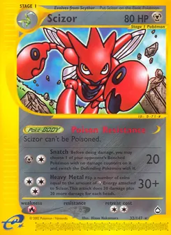Scizor [Poison Resistance | Snatch | Heavy Metal]