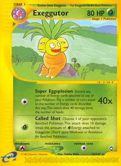 Exeggutor [Super Eggsplosion | Called Shot] 카드 이미지