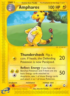 Ampharos [Thundershock | Reflect Energy] 카드 이미지