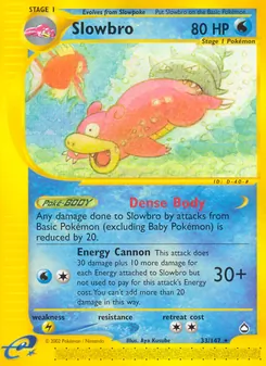 Slowbro [Dense Body | Energy Cannon] 카드 이미지