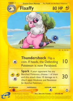 Flaaffy [Thundershock | Spark] 카드 이미지