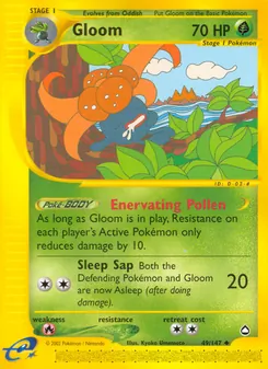 Gloom [Enervating Pollen | Sleep Sap] 카드 이미지