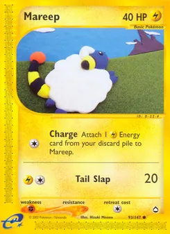 Mareep [Charge | Tail Slap]