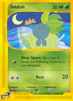 Oddish [Stun Spore | Ram]