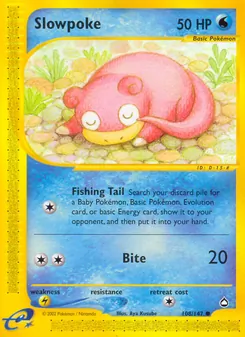 Slowpoke [Fishing Tail | Bite] 카드 이미지