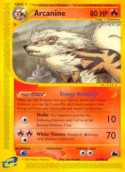 Arcanine [Energy Recharge | Shake | White Flames] 카드 이미지