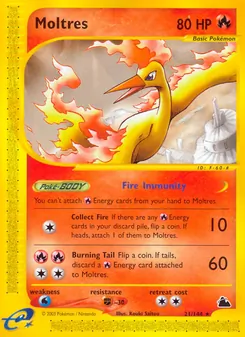 Moltres [Fire Immunity | Collect Fire | Burning Tail]